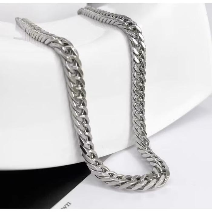 COD kalung rantai besar titanium kualitas Grade A anti karat buat pria