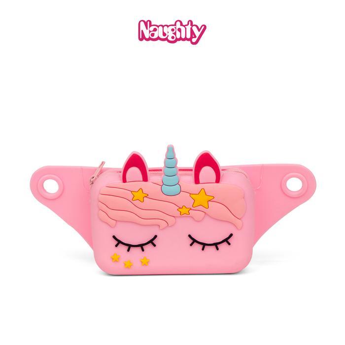Tas Selempang Anak Mini Waist Bag Jelly Unicorn A923A 220310 Naughty Accessories