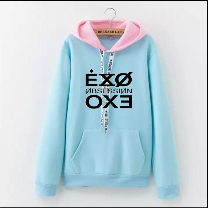 Sweater Hoodie Kpop Korea EXX OBSESSION SUHO DO BAEKHYUN KAI/ SWEATER STYLE KOREA KPOP