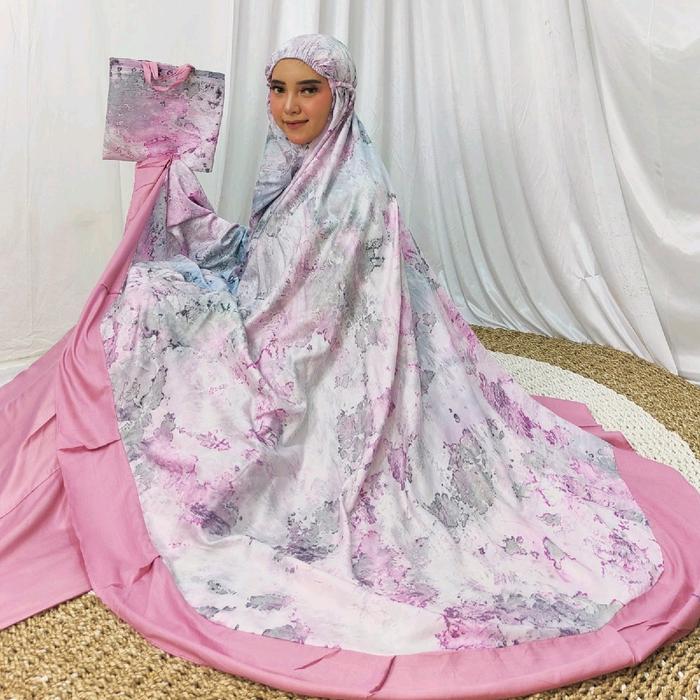[HeelaCollection14] Mukena Bali Rayon Galaxy Nirwana Size JUMBO Rempel