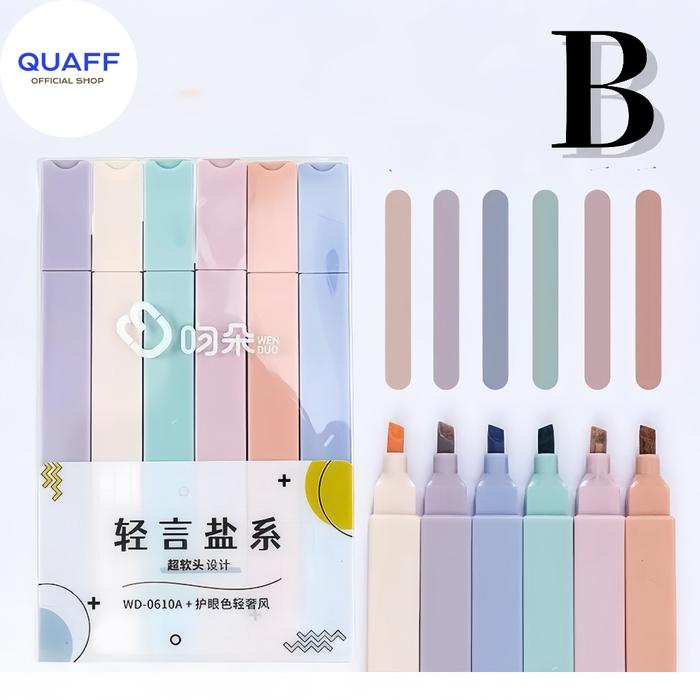 6pcs Stabilo isi 6 Warna Pastel Stabilo Highlighter Stabilo Warna Pastel Highlighter Color
