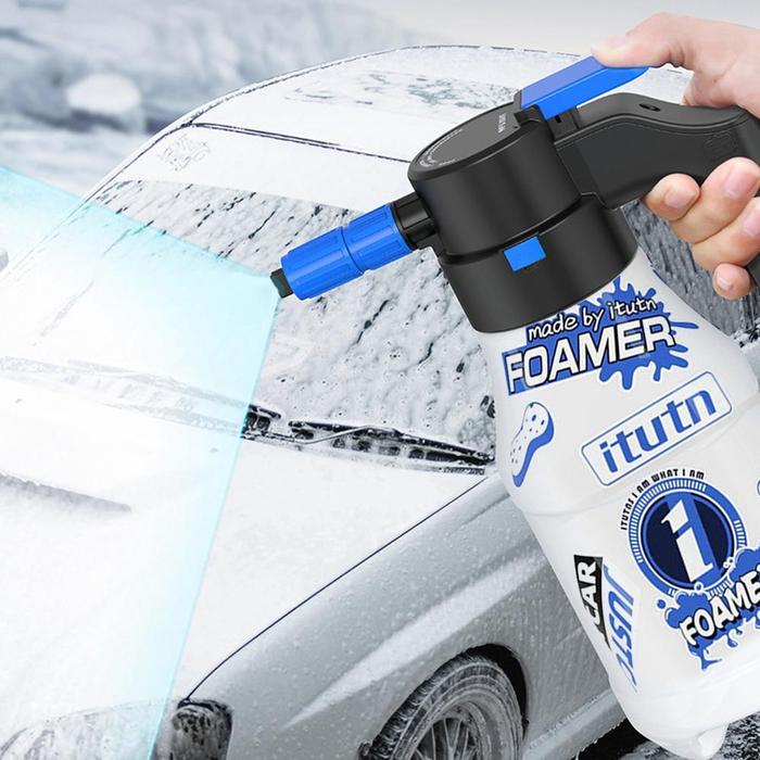 Electric Foam Sprayer 1.5L Foam Generator For Car Wash 2600mAh Lithium Battery Foam Lance Endurance