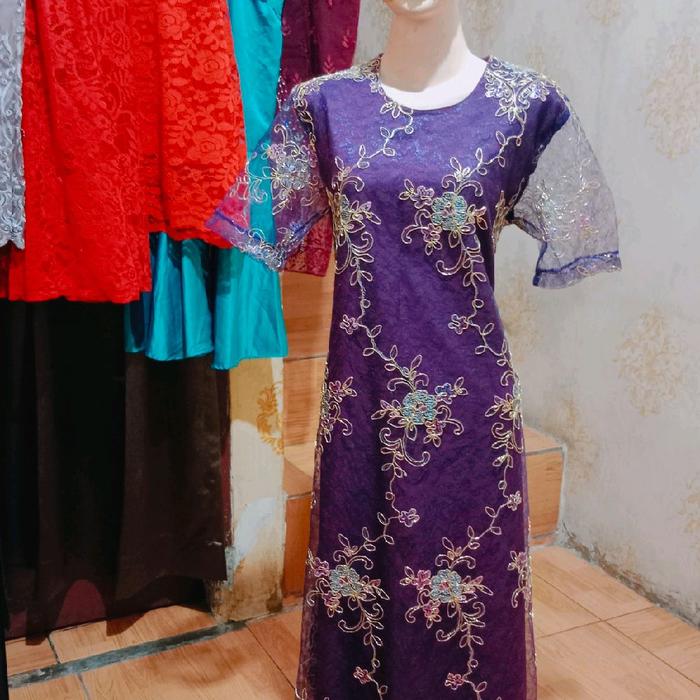 deres wanita tile bordir pajang deres 115
