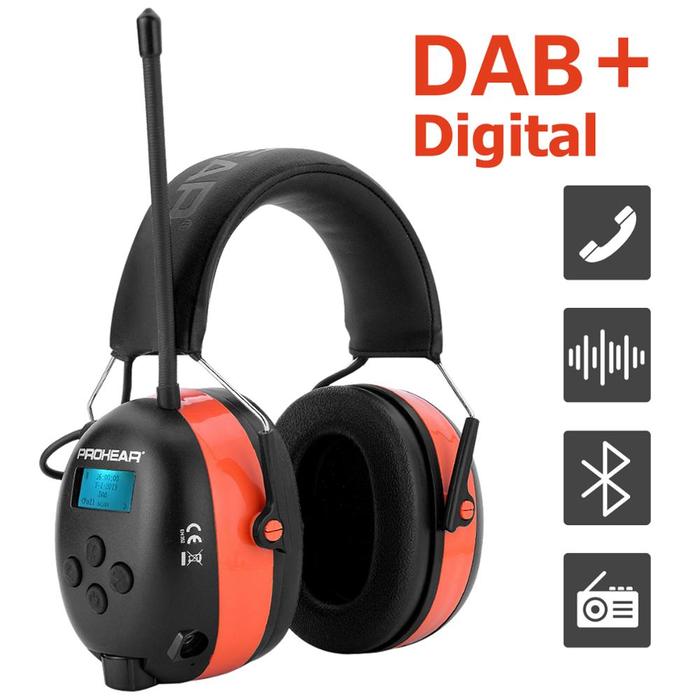 ZOHAN DAB+/DAB/FM Dab Headphone Hearing Protection Radio Electronic