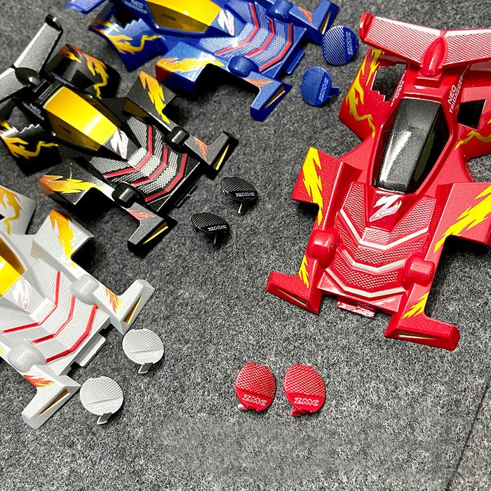 Dicat Kerangka Mobil Cowl NEO-TRIDDAGGER ZMC Suku Cadang untuk Tamiya