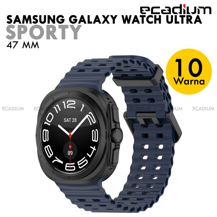 Silicone Silikon Sporty Strap No Gaps For Watch Ultra 47 mm