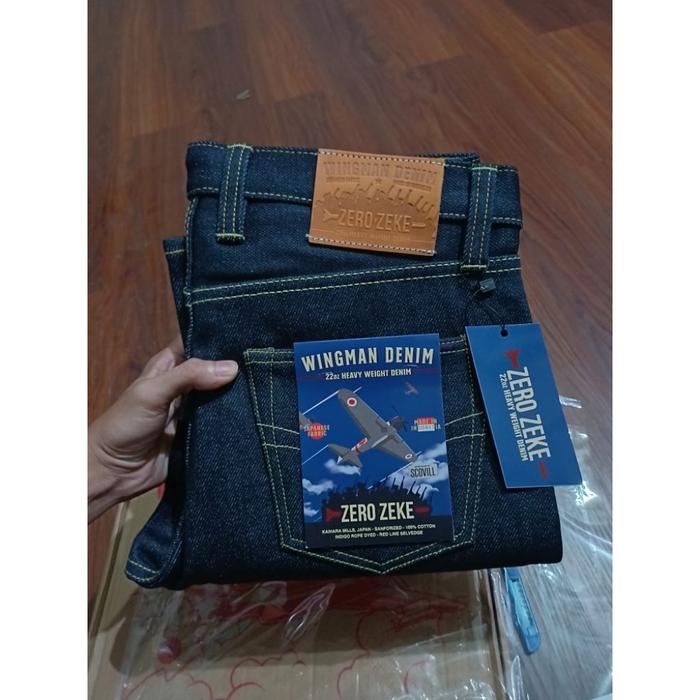 PROMO TERMURAH!!! WINGMAN DENIM - ZERO ZEKE 22oz SIZE 32 slimstraig New BNIB