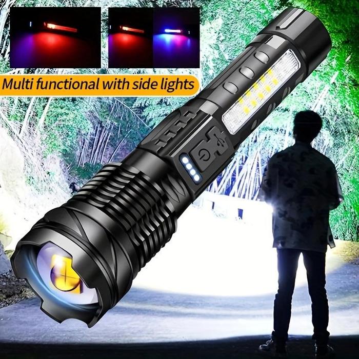 AXL Senter LED P50 COB Rechargeable Waterproof IPX6 1500 Lumens - A76