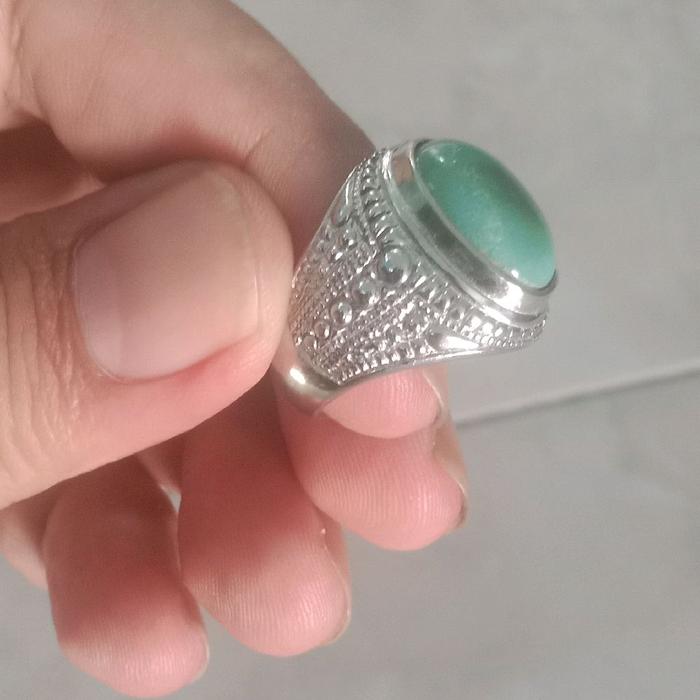 cincin batu garut cikolak hijau tosca kantoran