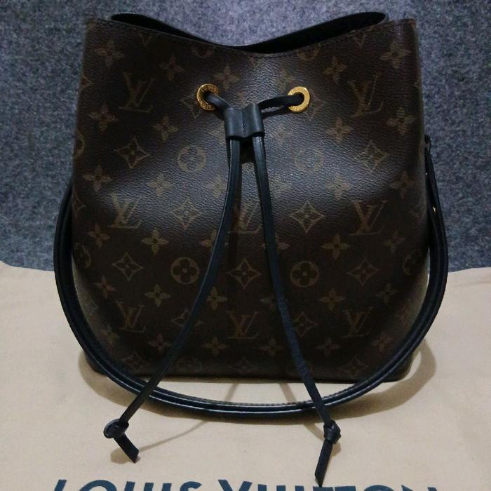 Preloved LV Neo Noe In Black 2021 Wth DB
