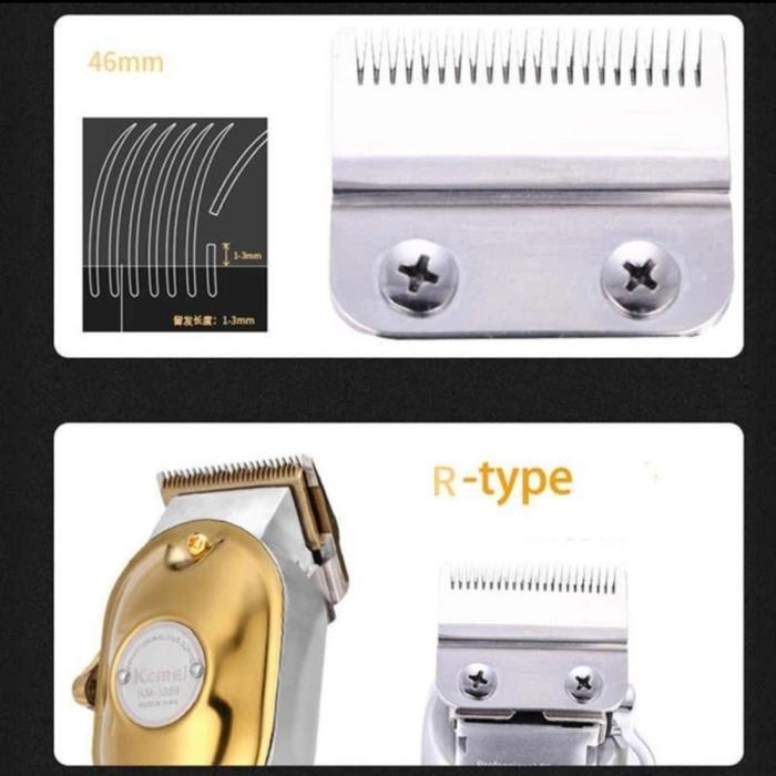 Alat Cukur Kemei KM 1986 GOLD Professional Hair Cliper LCD