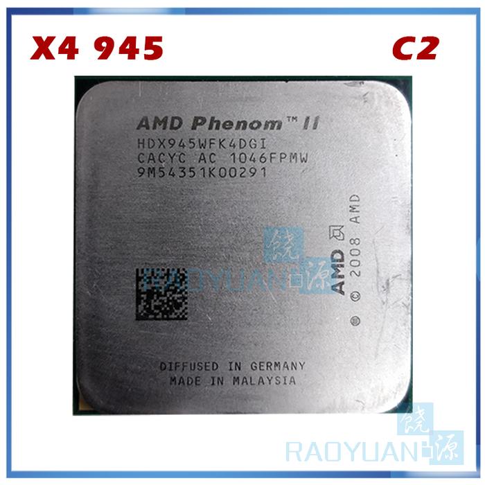 AMD Phenom II X4 945 X4-945 3 GHz Quad-Core CPU Processor