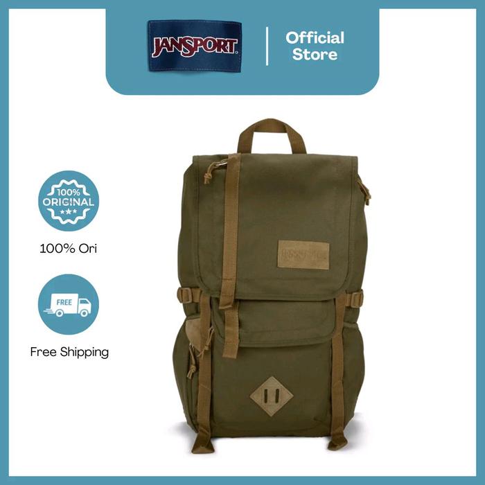 Jansport Hatchet Backpack - Army Green [JS0A47J47G3] Original