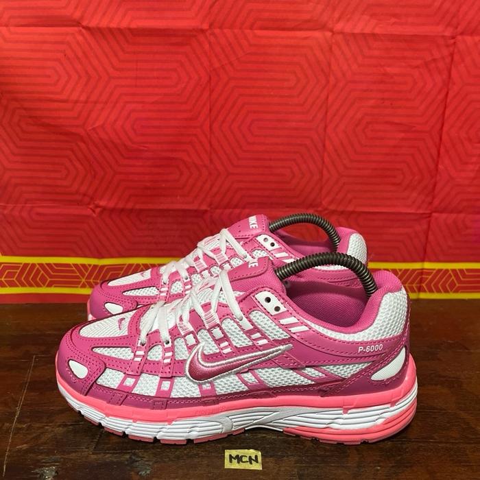 Sepatu second branded nike p-6000 pink size 39