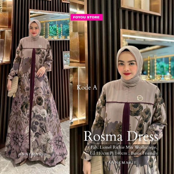 ROSMA GAMIS/DRESS/GAUN BY fOYOU SOLO GAMIS SPASSY