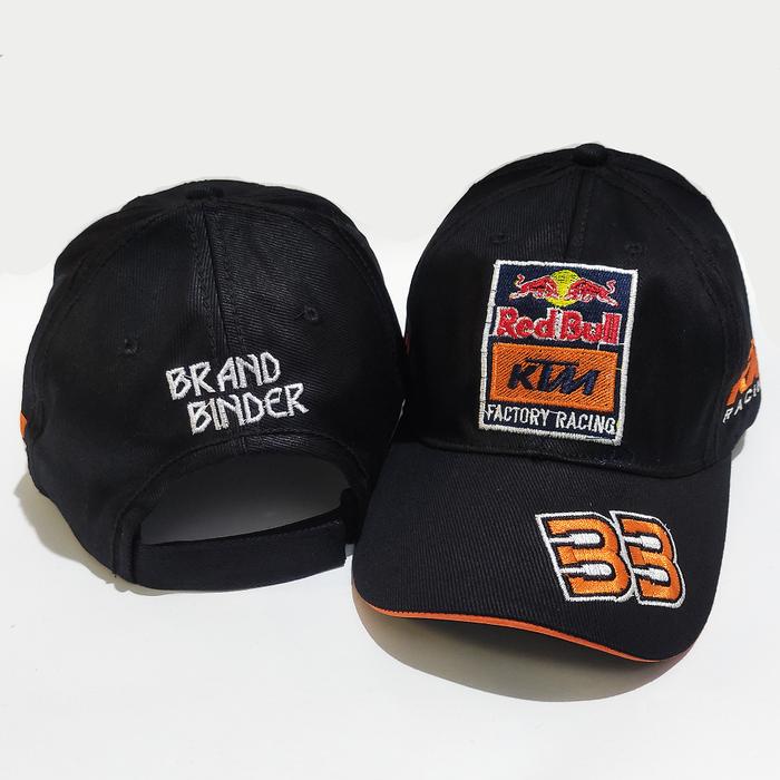 TOPI MOTO GP BRAND BINDER 33 -  SNAPBACK KTM RACING TEAM  Topi Anak Muda Desain Premium Ukuran 55cm-