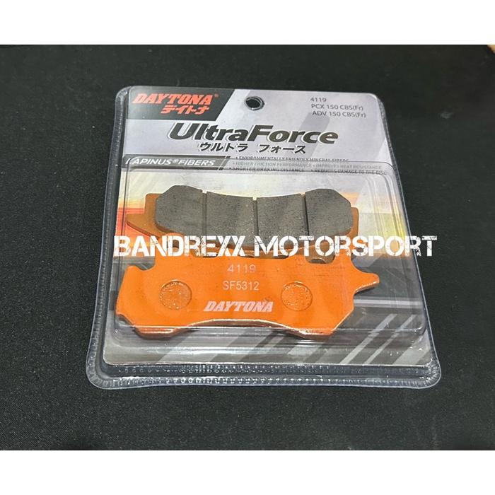 Kampas Rem Depan Daytona Ultra Force 4119 For PCX 150 CBS-ADV 150 CBS-PCX 160 CBS-ADV 160 CBS