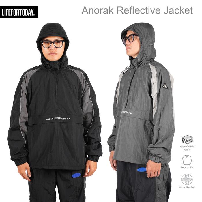 FRONTIER ANORAK JACKET REFLECTIVE LIFEFORTODAY