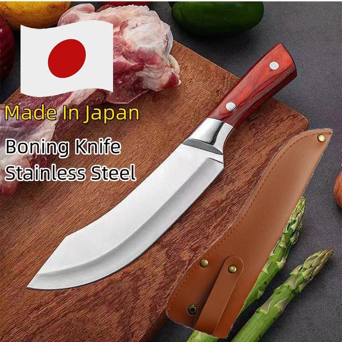 ASLI Jepang Chopper Daging Pisau Dapur Pisau Pisau Set Asli Stainless Buatan Jepang Pemotong Daging