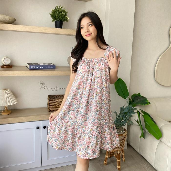 Ready Stok Yasmine - Home Dress Daster Premium Wanita | Daster Rayon Premium Busui Bumil Friendly St