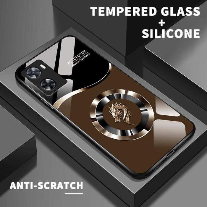 Kaca Glass Case For OPPO A57 4G A52 A53 2020 A53s A54 A54s A55 4G A55 5G A55s 5G A56 5G A57s A57e A5