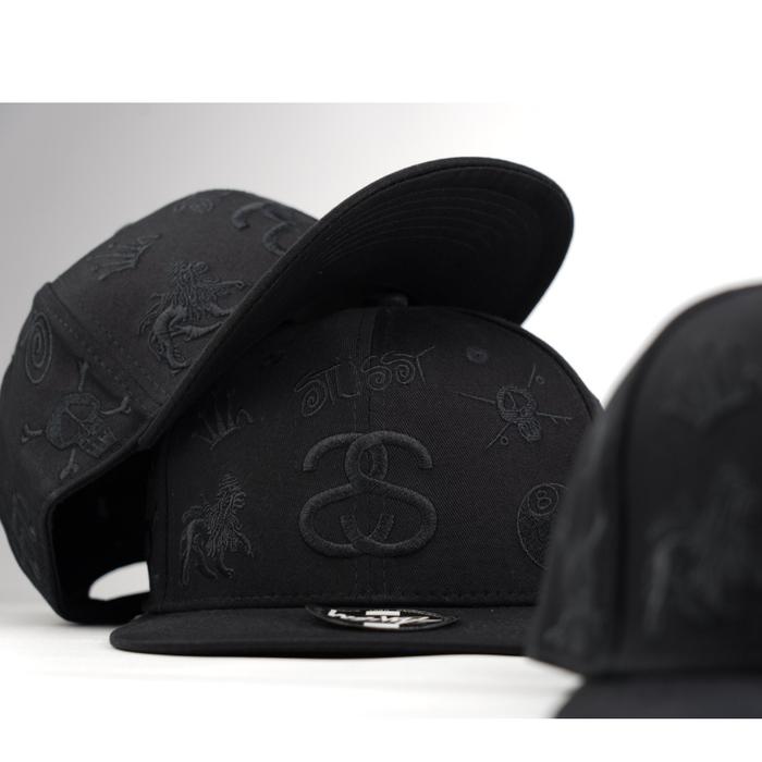 jan'mart Topi Distro Original Import STUSSY Unisex Hat Baseball Cap Surfing Fashion Hip Hop Pria Wan