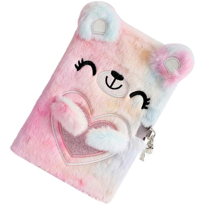 Kids Notepad Journal Notepad Plush Cover Notepad Birthday Gift Girls