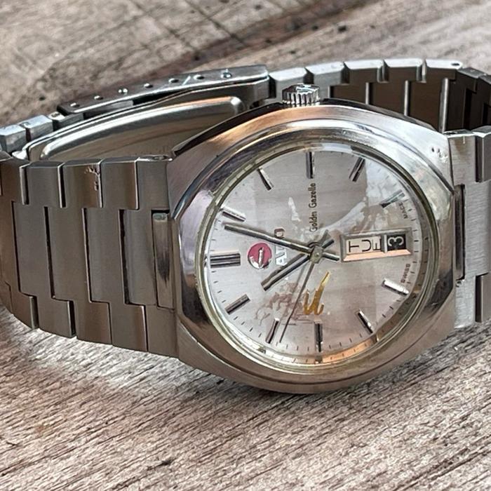 RADO Golden Gazelle Vintage 70s – Swiss ETA 2783 – Original 100% (Second Good Condition Mesin Mulus)