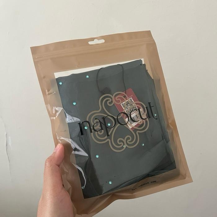 (NEW) Napocut Swarovski paris hijab - Dark Slate