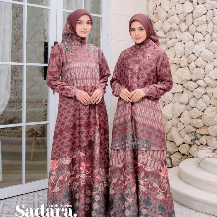 BRAND MYZTA   Gamis couple keluarga/sarimbit modern.PO sesuai deskripsi produk