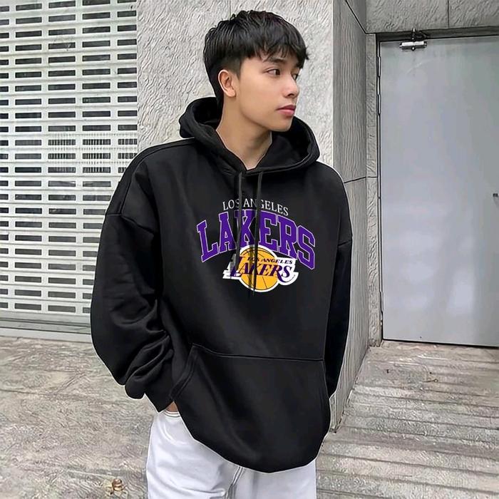 JAKET BIG SIZS ( S - 6XL ) HOODIE BASKETBALL "LOS ANGELES LAKERS" XXXXXXL XXXXXL XXXXL XXXL XXL XL L