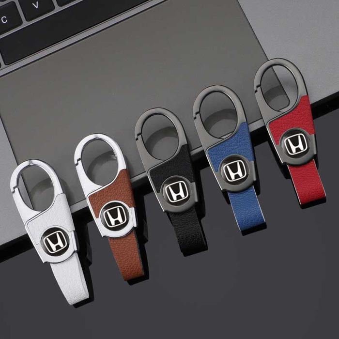 Car Logo Key Chain Keyring for Honda Accord CRV Civic City CR-Z Vision LEGEND Crosstour Insight Elys