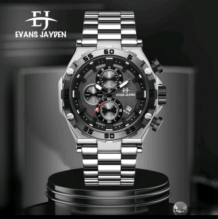 BUY 1 GET 1 EVANS JAYDEN 9840 RANTAI JAM TANGAN CHRONOGRAPH