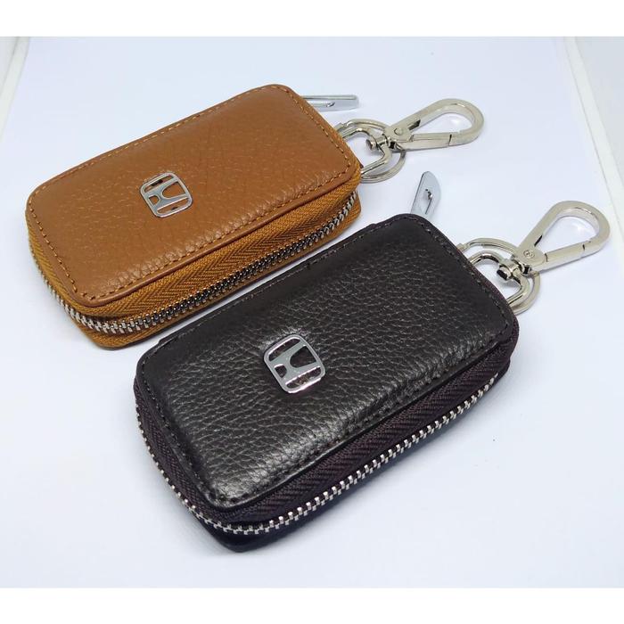 100% Kulit Asli Dompet HONDA KUNCI STNK HONDA BR-V, JAZZ, MOBILIO, HRV, CRV , BRIO branded bahan pre