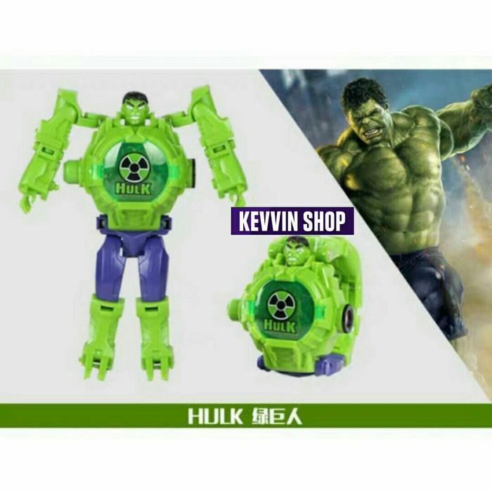 Jam Tangan Watch Anak Robot Besar Karakter Avengers