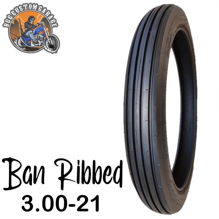 Ban Ribbed 300-21 . Ban Depan Classic Sallur . Ban Depan Chopper . Motor custom Chopper Tracker Har