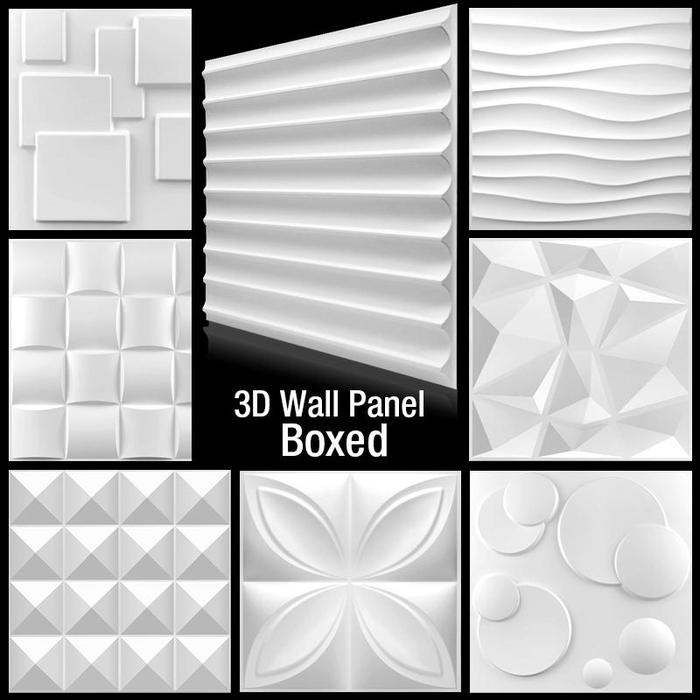 30cm 3D wall Panels Mold Plaster Wall Stone Wall Art Decor 3D Wall