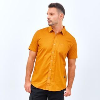 Emba Classic - Daco Kemeja Pria Lengan Pendek Regular Fit Material Katun Kancing Casual