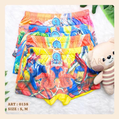(12 Pcs) CELANA DALAM ANAK COWOK MURAH SILVER NINE KIDS CD LAKI LAKI LUCU GROSIR LUSINAN 0138