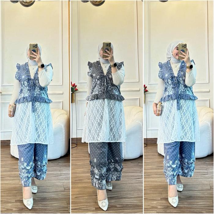 One Set Felicia One Set Celana Setelan Wanita