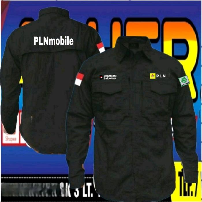 kemeja tactical PLN mobile baju tactical PLN mobile seragam tactical PLN mobile kemeja PLN mobile ba