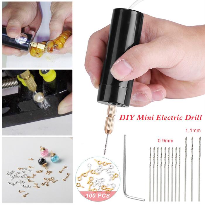 Bor Tangan Mini, Bor Tangan Mini Tenaga USB, Bor Putar dengan Mata