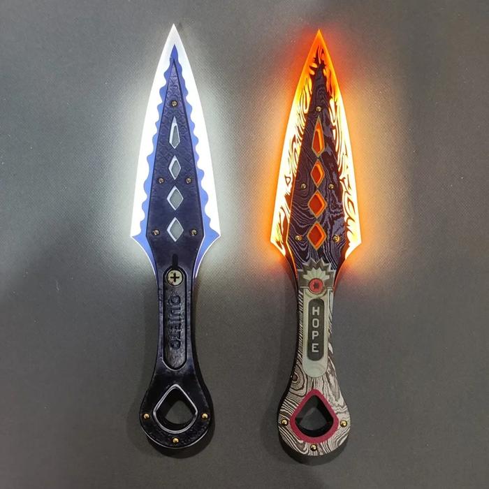 Apex Legends Heirloom Weapons Wraith Kunai Plastic Luminous Cosplay Game Swords Anime Figures Model 