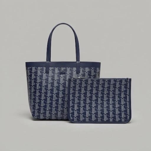 Tote Bag Lacoste Small Zely With Pouch - Blue