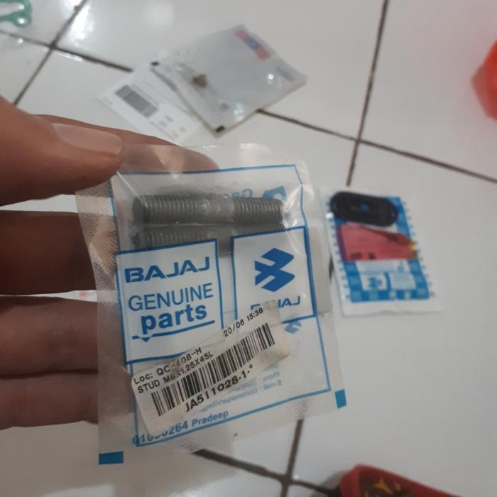 BAUT TAMAN KNALPOT PULSAR 135 180 200 220 200NS ORIGINAL BAJAJ