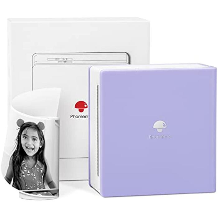 Phomemo M02 Printer Mini Nirkabel, Printer Stiker Termal Konektivitas