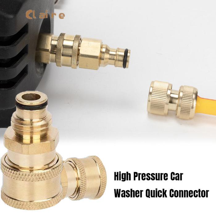 Coupler Jet Cleaner Kuningan Kopler Quick Coupling Sambungan Steam M16 Koneksi Cepat Adaptor Pembers