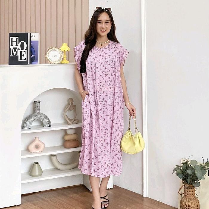 Vinie Dress by HD.id Dailywear Busui Jumbo Daster Ibu Hamil Rayon