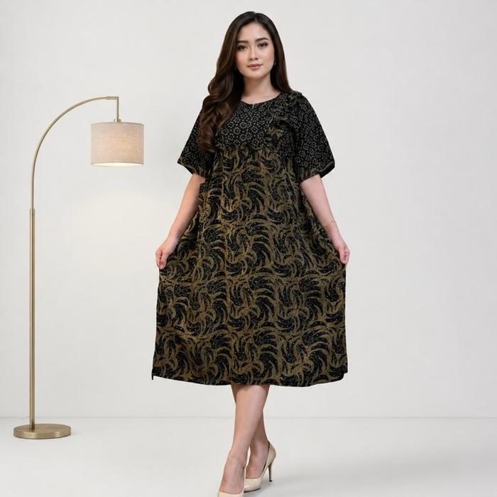 RUMINA BATIK - Daster Asmira LD 110 PB 110 daster batik cap original Rumina Batik asli Pekalongan