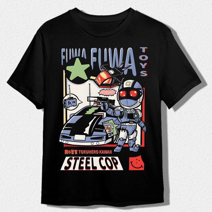 [COD] T-Shirt CDDY - Fuwa-Fuwa Cops - Kaos Distro 100% Katun - Kain Combed 24s - Unisex Pria Wanita 